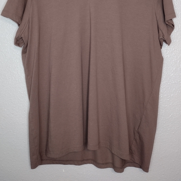 Everlane Men's Brown Organic Cotton Casual V-Neck Short Sleeve Shirt Size XXL - Picture 4 of 12